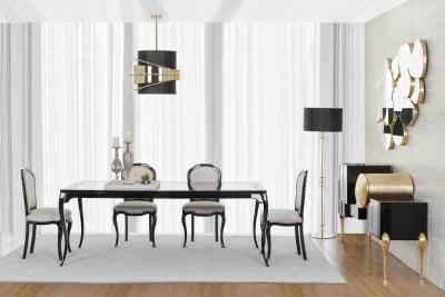  Greenapple Art Deco Enlace Pendant Chandelier Black Brass Handmade in Portugal Greenapple