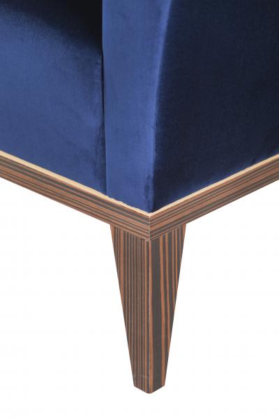 Greenapple Art Deco Genebra Armchair in the Style of 1930s Handmade Portugal Greenapple