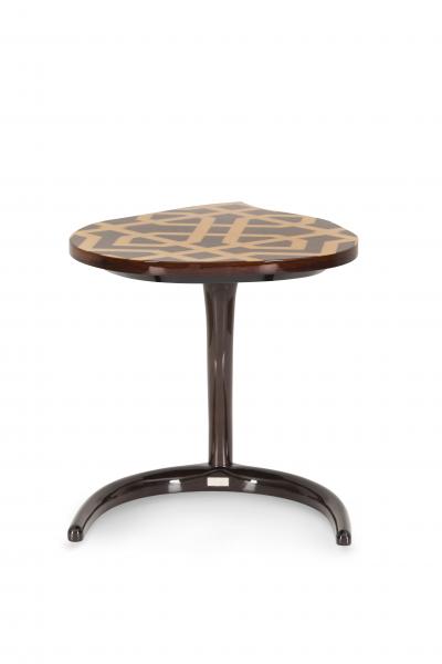  Greenapple Art Deco Marquetry Infinity Side Table Beech Handmade in Portugal by Greenapple