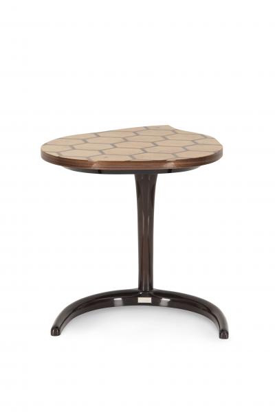  Greenapple Art Deco Marquetry Infinity Side Table Beech Handmade in Portugal by Greenapple