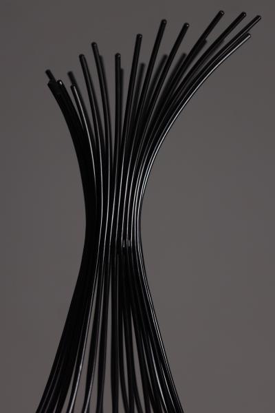  Greenapple Art Deco Monforte Floor Lamp Grey Black Handmade in Portugal by Greenapple