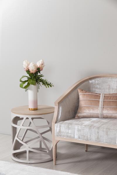  Greenapple Art Deco Pyrite Side Coffee Table American Oak Handmade Portugal Greenapple