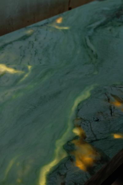  Greenapple Art Deco Turim Console Table Stainless Steel Marble Handmade Portugal Greenapple