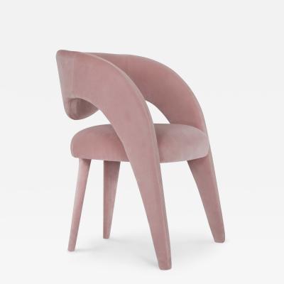  Greenapple Greenapple Chair Laurence Chair Pink Velvet Handmade in Portugal