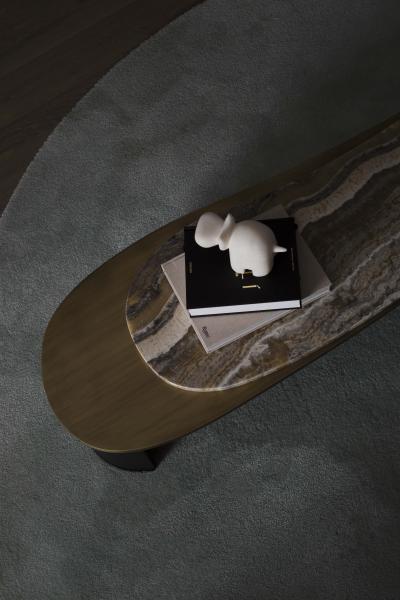 Greenapple Greenapple Coffee Table Armona Coffee Table Miel Onyx Handmade in Portugal