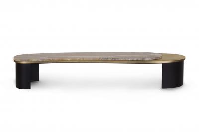 Greenapple Greenapple Coffee Table Armona Coffee Table Miel Onyx Handmade in Portugal