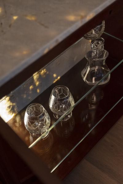  Greenapple Greenapple Sideboard Olival Whiskey Bar Reddish Brown Handmade in Portugal