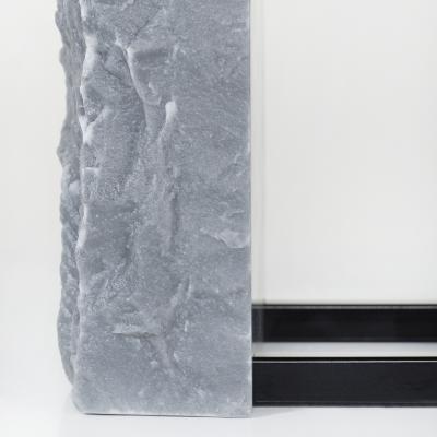  Greenapple Modern Aire Side Table Marble Brass Handmade in Portugal by Greenapple