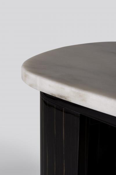  Greenapple Modern Arco da Augusta Console Calacatta Marble Handmade Portugal Greenapple