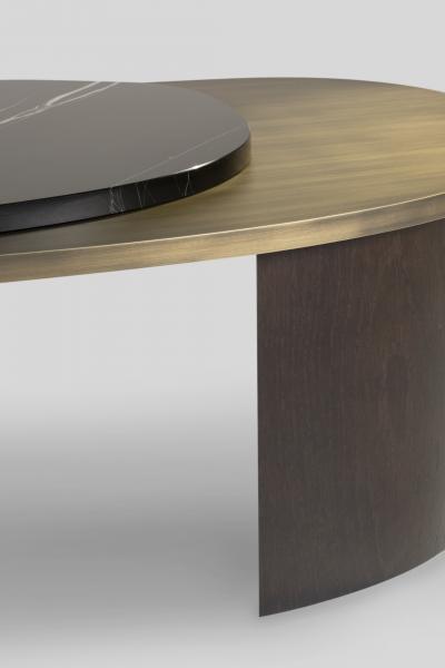 Greenapple Modern Armona Coffee Tables Sahara Noir Marble Handmade by Greenapple
