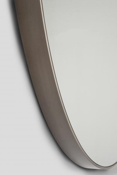  Greenapple Modern Avelar Wall Mirror Black Brass Handmade in Portugal by Greenapple