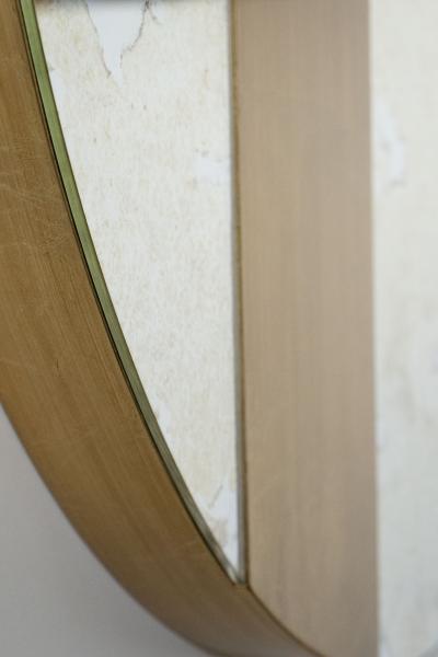  Greenapple Modern Avignon Aged Wall Mirror Gold Leaf Handmade in Portugal by Greenapple