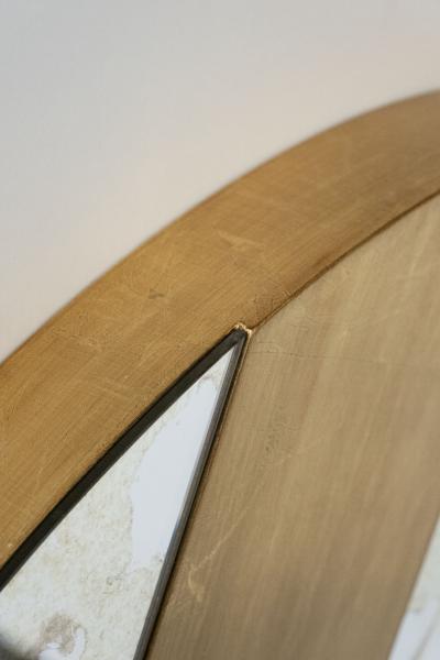  Greenapple Modern Avignon Aged Wall Mirror Gold Leaf Handmade in Portugal by Greenapple