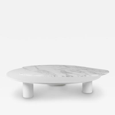  Greenapple Modern Bordeira Coffee Table Calacatta Marble Handmade Portugal by Greenapple