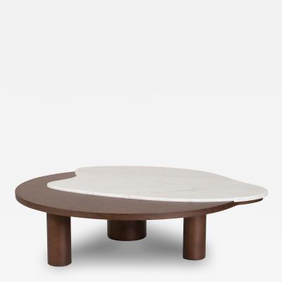  Greenapple Modern Bordeira Coffee Table Calacatta Marble Handmade in Portugal by Greenapple