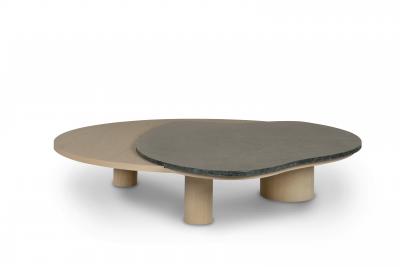  Greenapple Modern Bordeira Coffee Table Green Guatemala Marble Handmade Portugal Greenapple