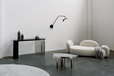  Greenapple Modern Bordeira Coffee Table Stainless Steel Handmade in Portugal by Greenapple