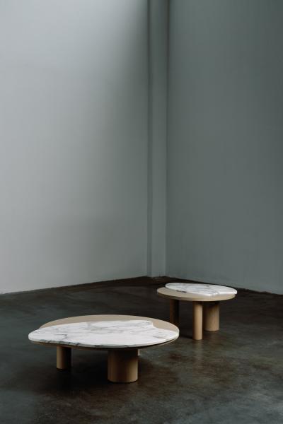 Greenapple Modern Bordeira Nesting Coffee Tables Marble Handmade in Portugal by Greenapple