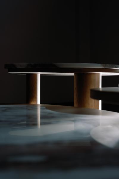 Greenapple Modern Bordeira Nesting Coffee Tables Marble Handmade in Portugal by Greenapple