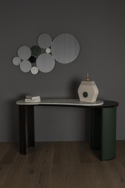  Greenapple Modern Bubbles Wall Mirror Marble Handmade in Portugal by Greenapple