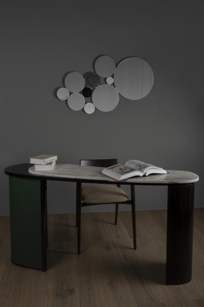  Greenapple Modern Bubbles Wall Mirror Marble Handmade in Portugal by Greenapple