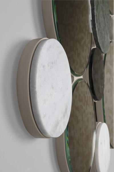  Greenapple Modern Bubbles Wall Mirror Marble Handmade in Portugal by Greenapple