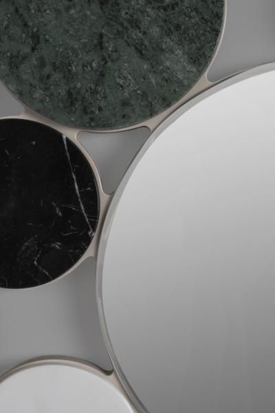 Greenapple Modern Bubbles Wall Mirror Marble Handmade in Portugal by Greenapple