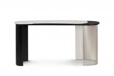  Greenapple Modern Castelo Console Table Carrara Marble Handmade in Portugal by Greenapple