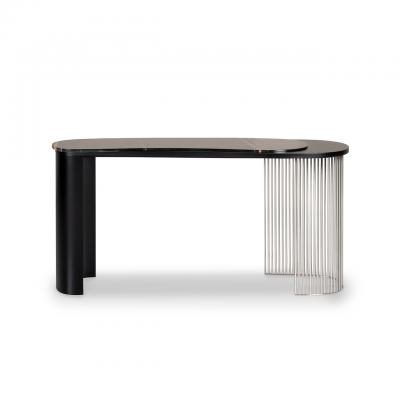  Greenapple Modern Castelo Console Table Sahara Marble Handmade in Portugal by Greenapple