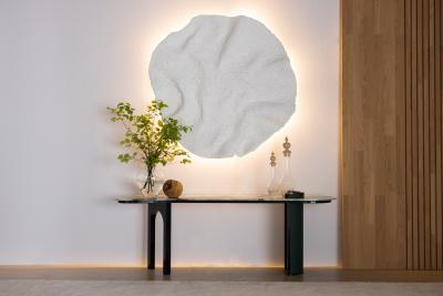  Greenapple Modern Chiado Console Table Marble Leather Handmade in Portugal by Greenapple