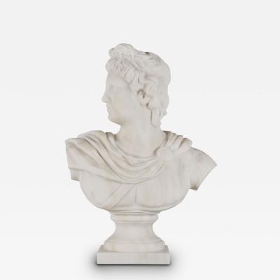  Greenapple Modern David Bust Sculpture Piece Calacatta Marble Handmade Portugal Greenapple