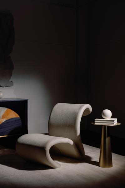  Greenapple Modern Diamant Side Table Champagne Stainless Steel Handmade Portugal Greenapple