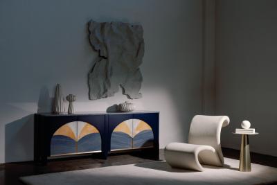  Greenapple Modern Diamant Side Table Champagne Stainless Steel Handmade Portugal Greenapple