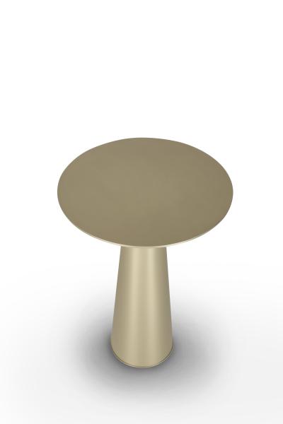  Greenapple Modern Diamant Side Table Champagne Stainless Steel Handmade Portugal Greenapple