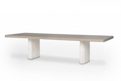  Greenapple Modern Fall Dining Table Calacatta Marble Handmade in Portugal by Greenapple