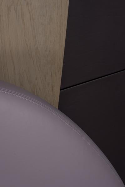  Greenapple Modern Free Hand US King Size Bed Purple Leather Handmade in Portugal Greenapple