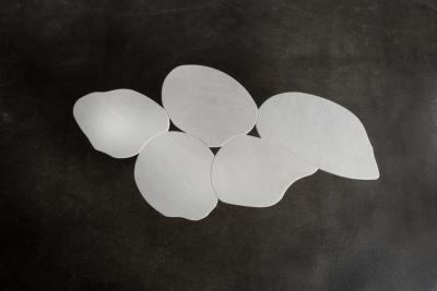 Greenapple Modern Infinity Coffee Table Marble Gold Leaf Handmade in Portugal by Greenapple
