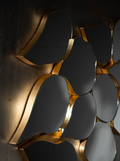  Greenapple Modern Infinity Wall Mirror Gold Leaf Handmade in Portugal by Greenapple