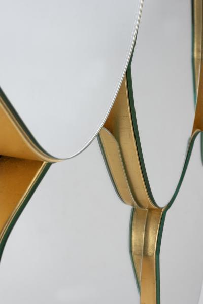  Greenapple Modern Infinity Wall Mirror Gold Leaf Handmade in Portugal by Greenapple