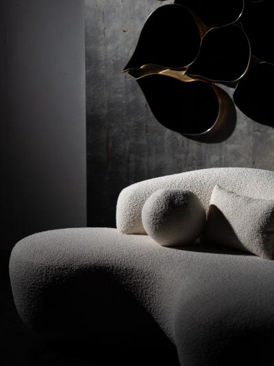  Greenapple Modern Infinity Wall Mirror Gold Leaf Handmade in Portugal by Greenapple