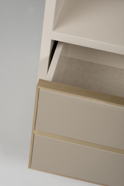  Greenapple Modern Jensen Nightstand Bedside Table Marble Brass Handmade Portugal Greenapple