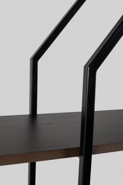 Greenapple Modern Lage Bookcase Set 2 Brass Oak Root Handmade in Portugal by Greenapple