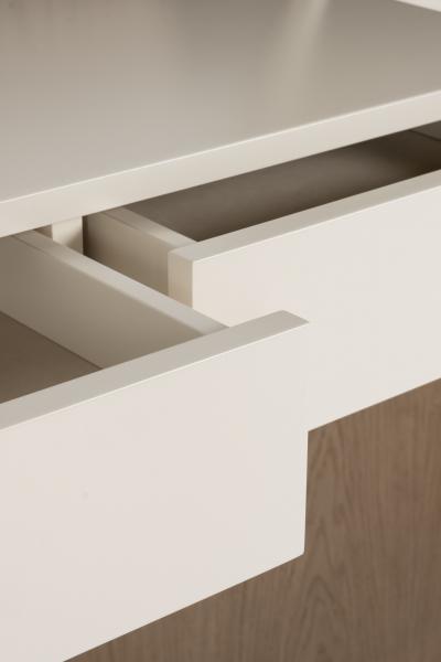 Greenapple Modern Mageru Vanity Table Oak Beige Leather Handmade in Portugal by Greenapple