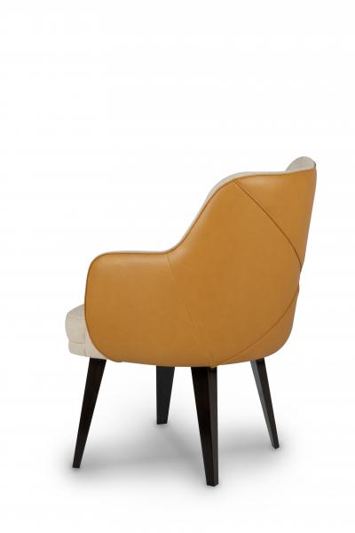  Greenapple Modern Margot Dining Chair Camel Leather Handmade in Portugal by Greenapple