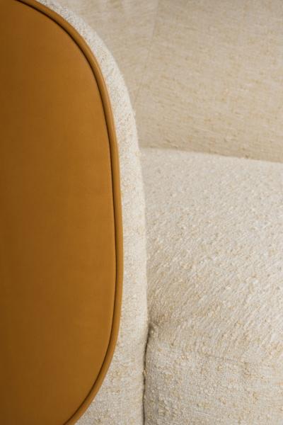  Greenapple Modern Margot Dining Chair Camel Leather Handmade in Portugal by Greenapple