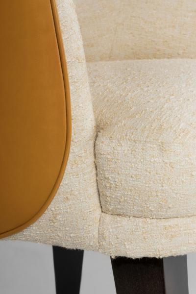  Greenapple Modern Margot Dining Chair Camel Leather Handmade in Portugal by Greenapple