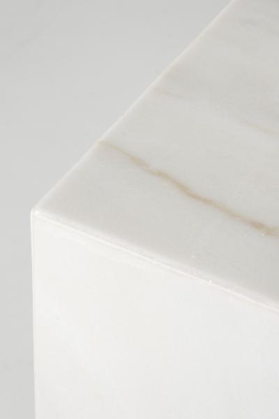  Greenapple Modern Monique Pedestal Sculpture Calacatta Marble Handmade Portugal Greenapple