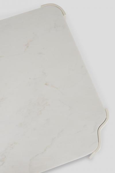 Greenapple Modern Salemas Coffee Tables Calacatta Marble Handmade by Greenapple