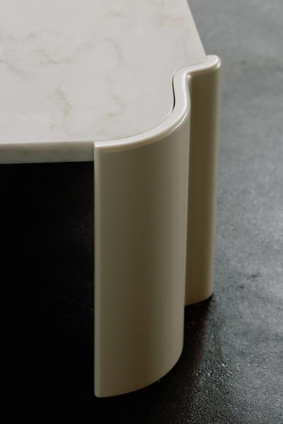  Greenapple Modern Salemas Coffee Tables Calacatta Marble Handmade by Greenapple