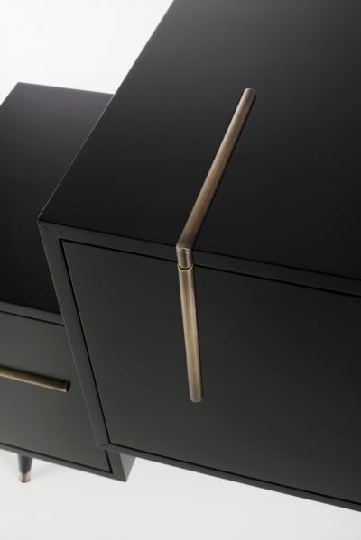  Greenapple Modern Sunshine Sideboard Black Oak Root Handmade Portugal Greenapple